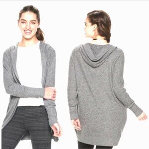 Grayson Threads Hooded Cardigan Ribbed Soft Rayon Blend XL Gray 240M